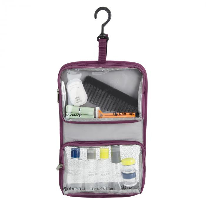 Travelon 1-Quart Zip-Top Bag with Bottles - Paradise Baggage